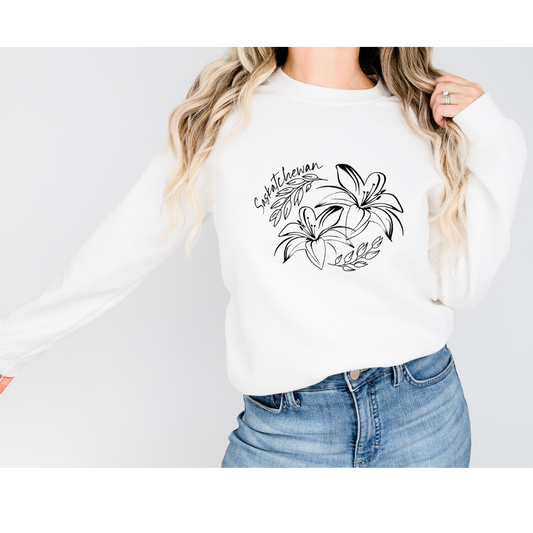 Saskatchewan Prairie Lily - Unisex Crewneck