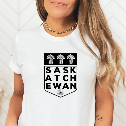 Saskatchewan {highway sign} - Unisex Tee