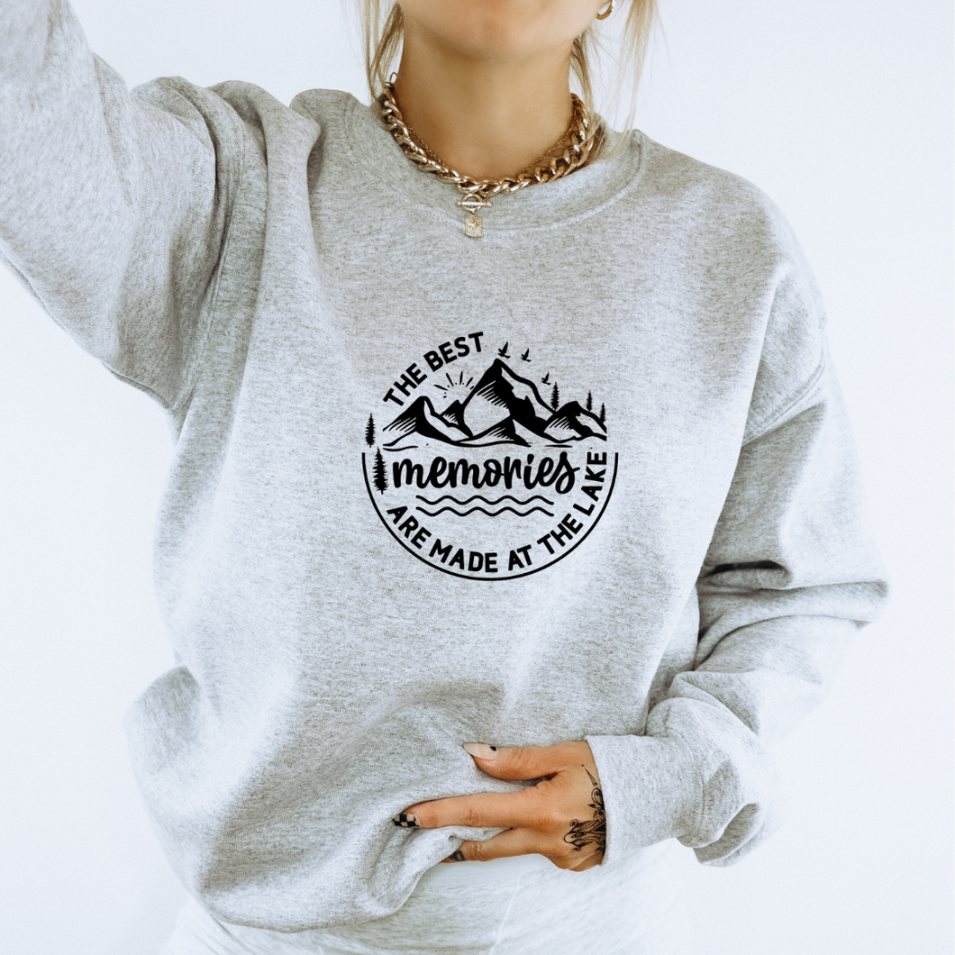 The best memories are made at the lake - Unisex Crewneck