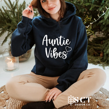 Load image into Gallery viewer, Auntie Vibes - Unisex Hoodie
