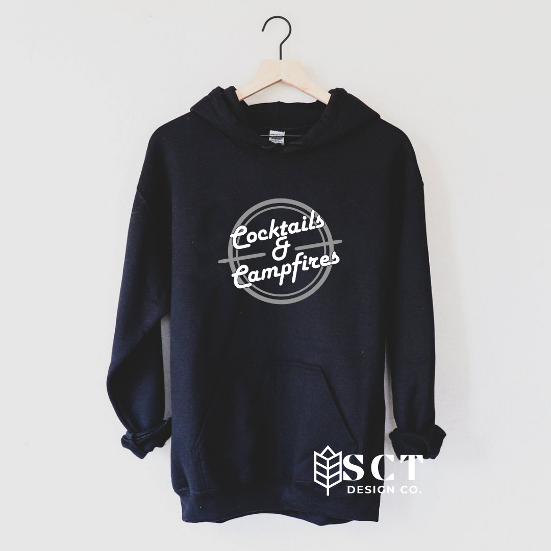 Cocktails and Campfires - Unisex Hoodie