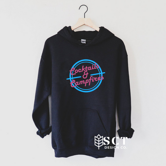 Cocktails and Campfires - Unisex Hoodie