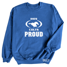 Load image into Gallery viewer, IHES - Colts Proud Adult Crewneck
