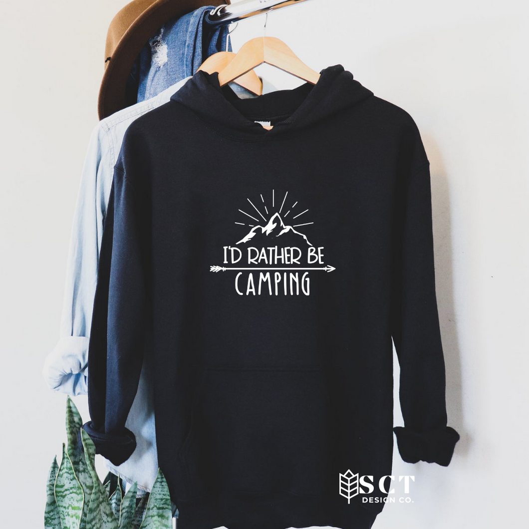 I'd Rather Be Camping - Unisex Hoodie
