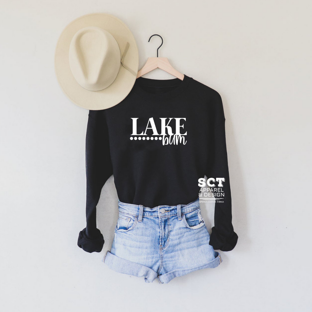 Lake Bum [2] - Unisex Crewneck Sweater