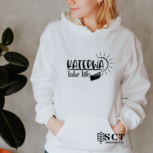 Katepwa Lake Life {Canoe} - Unisex Hoodie