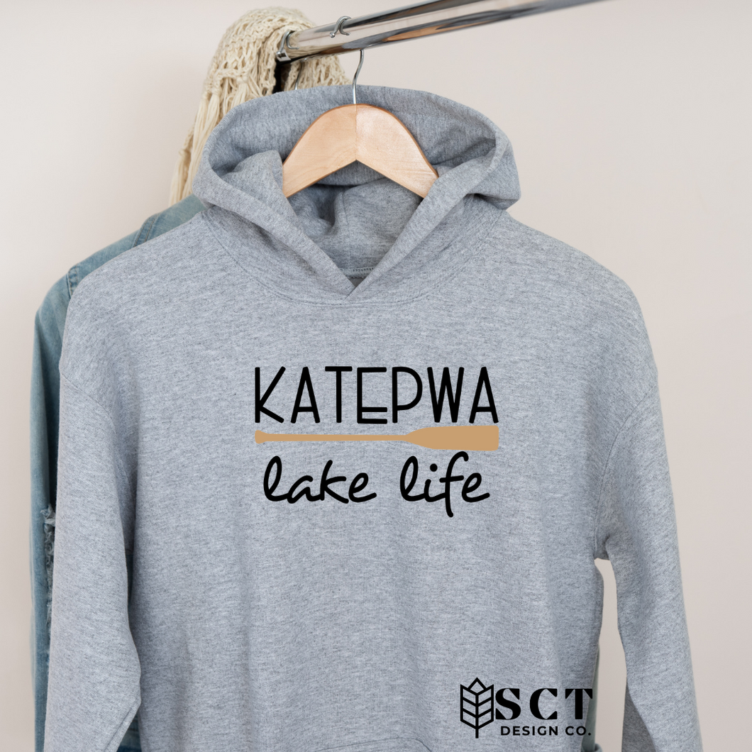 Katepwa Lake Life - One Paddle [3] - Youth Hoodie