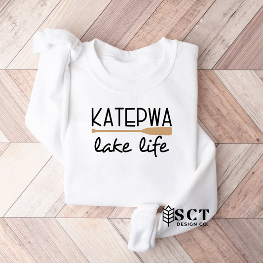 Katepwa Lake Life - One Paddle [3]- Unisex Crewneck