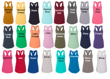 Load image into Gallery viewer, Sask vibes - Ladies Racerback Tank
