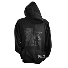 Load image into Gallery viewer, SK Made ~ Black on Black - Unisex Hoodie
