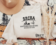 Load image into Gallery viewer, SRCHA- Saskatchewan Reined Cow Horse Association- Unisex Crewneck

