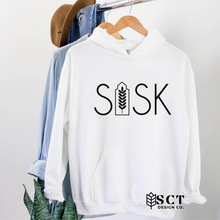 Load image into Gallery viewer, SASK {Grain elevator}- Unisex Hoodie
