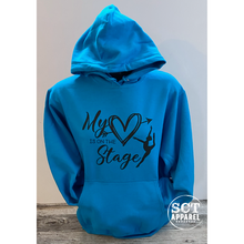 Load image into Gallery viewer, My Heart Is On The Stage - Unisex Hoodie
