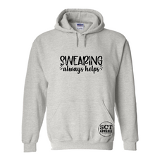 Load image into Gallery viewer, Swearing Always Helps - Unisex hoodie
