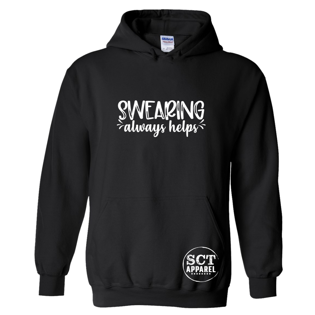 Swearing Always Helps - Unisex hoodie