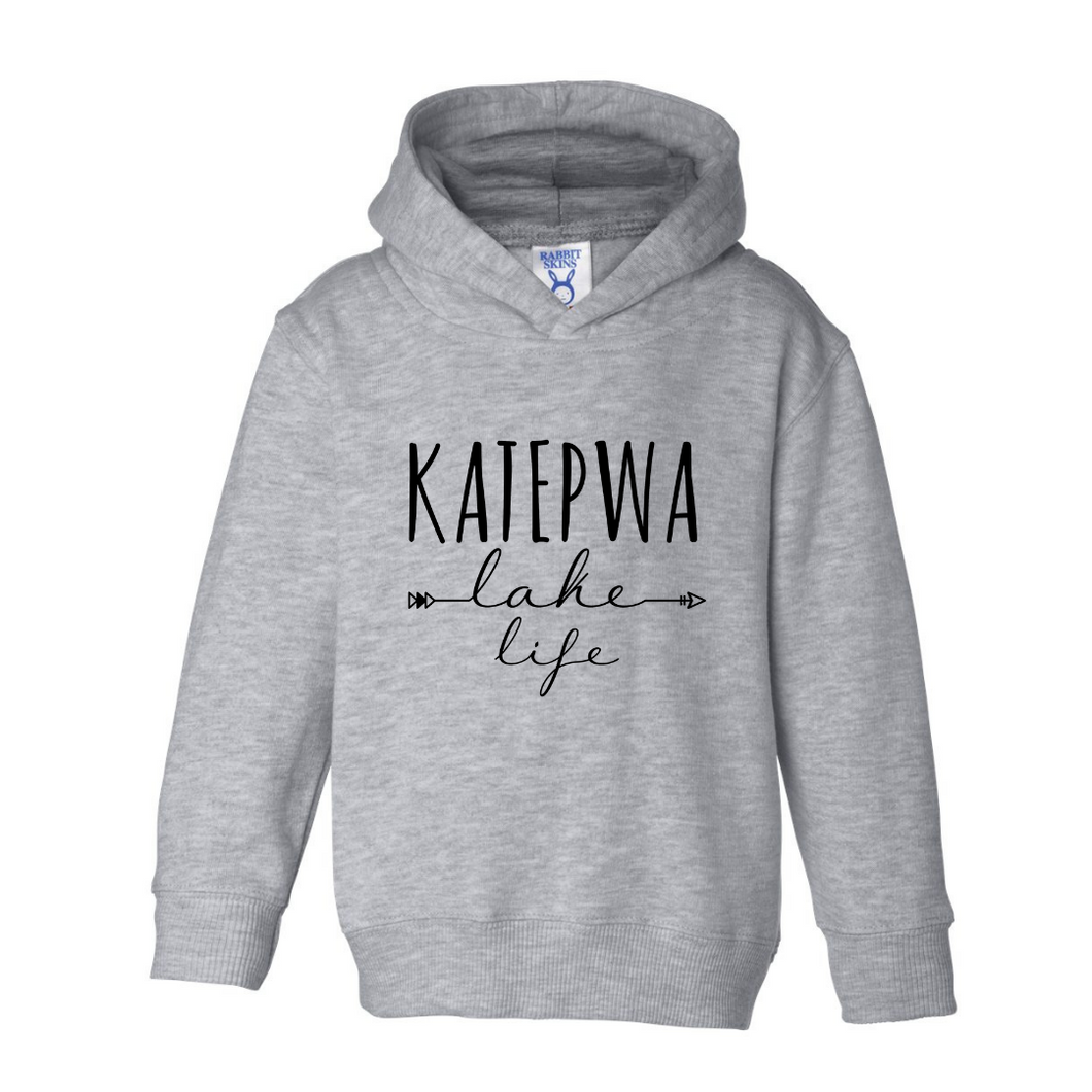 Katepwa Lake Life Script - Toddler Hoodie