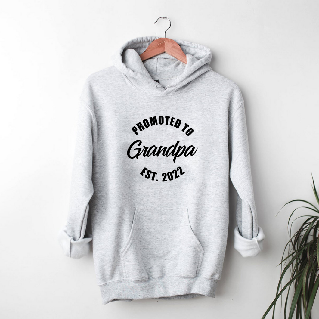 Promoted to Grandpa - Unisex Bunnyhug/Hoodie