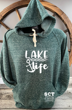 Load image into Gallery viewer, Lake Life {Anchor} - Vintage Unisex Hoodie
