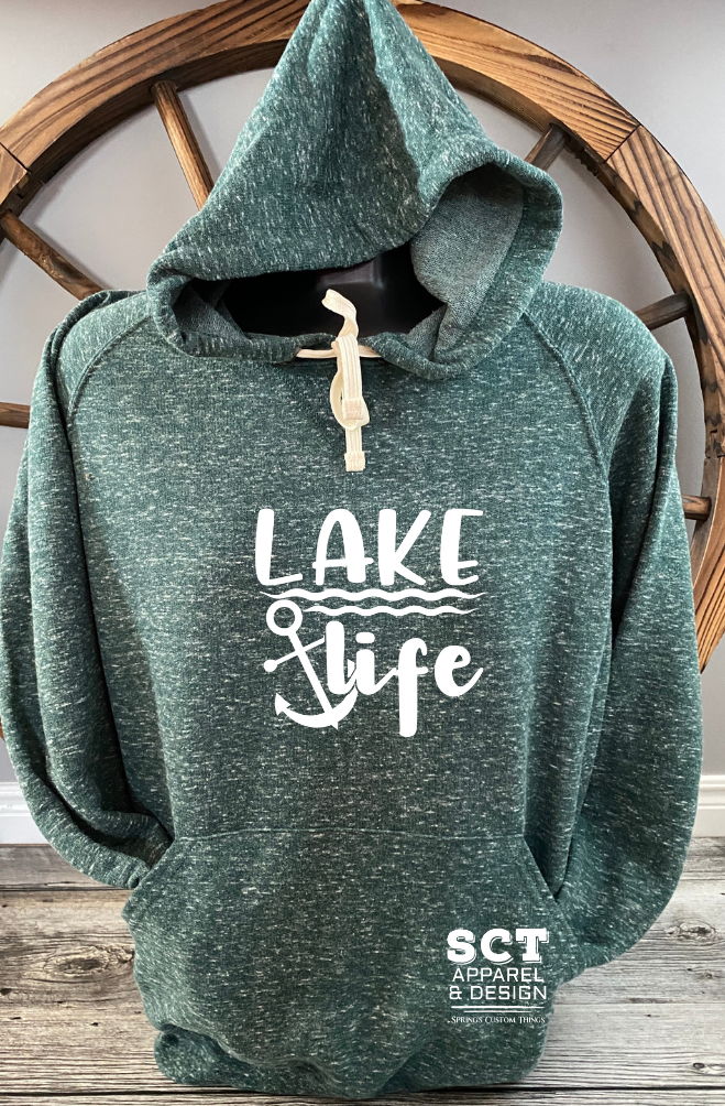 Lake Life {Anchor} - Vintage Unisex Hoodie