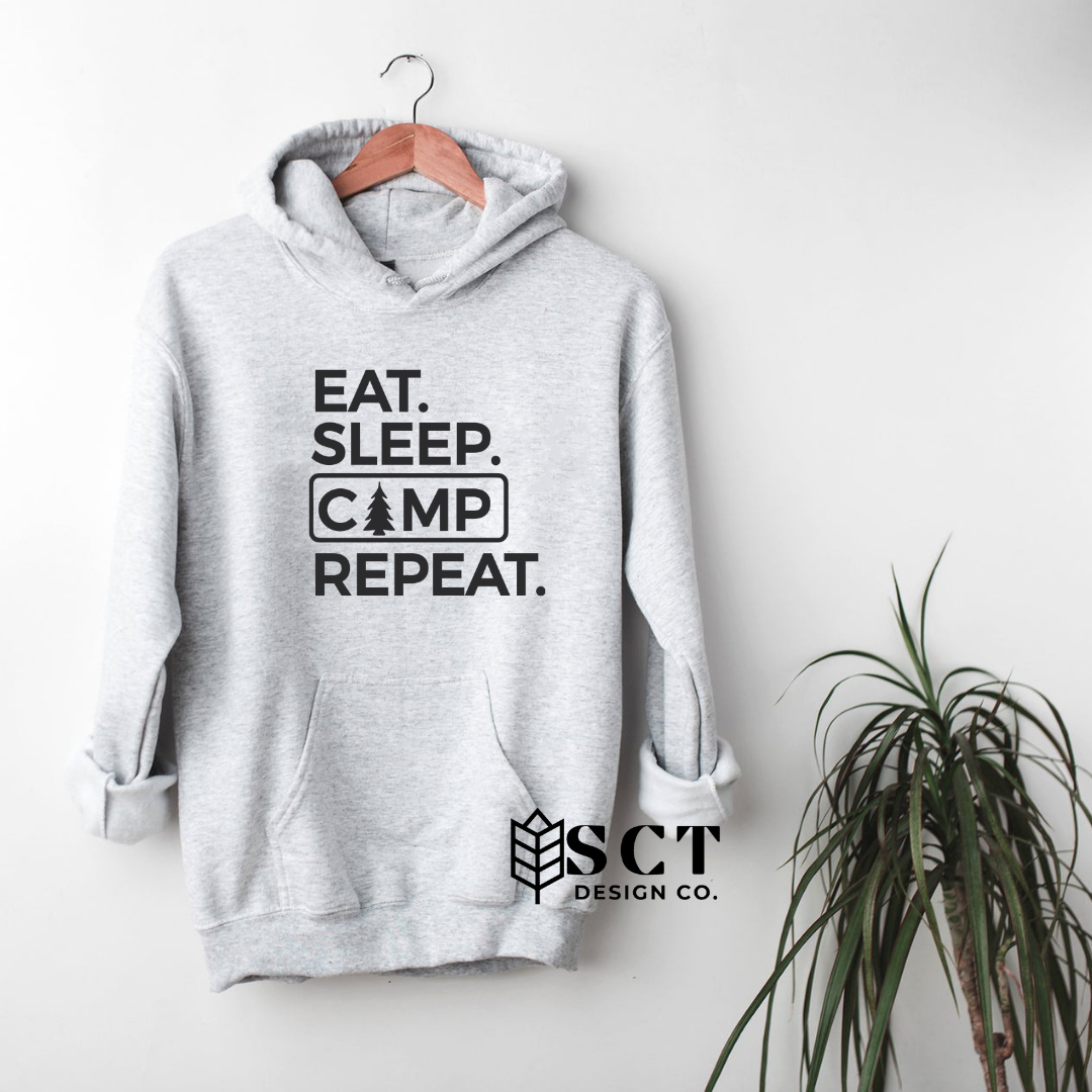 Eat Sleep Camp Repeat - Unisex Hoodie