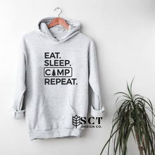 Load image into Gallery viewer, Eat Sleep Camp Repeat - Unisex Hoodie
