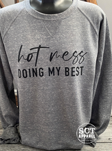 Load image into Gallery viewer, Hot Mess Doing My Best - Vintage - Unisex Crewneck
