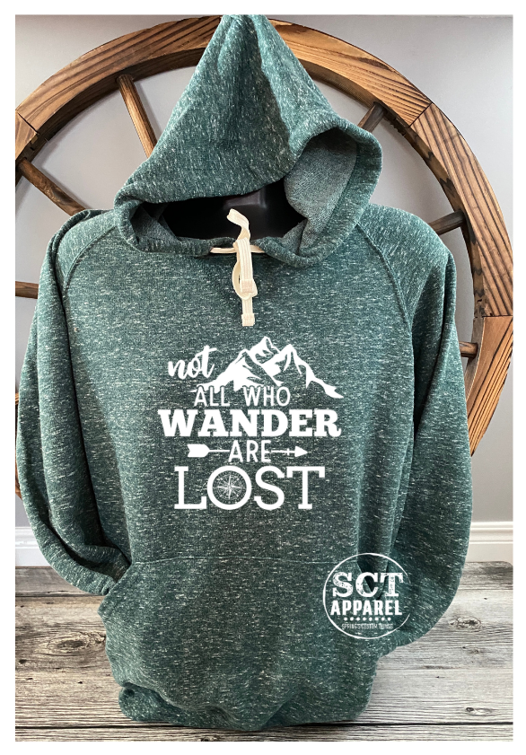 Not All Who Wander Are Lost - Vintage - Unisex Hoodie/Bunnyhug