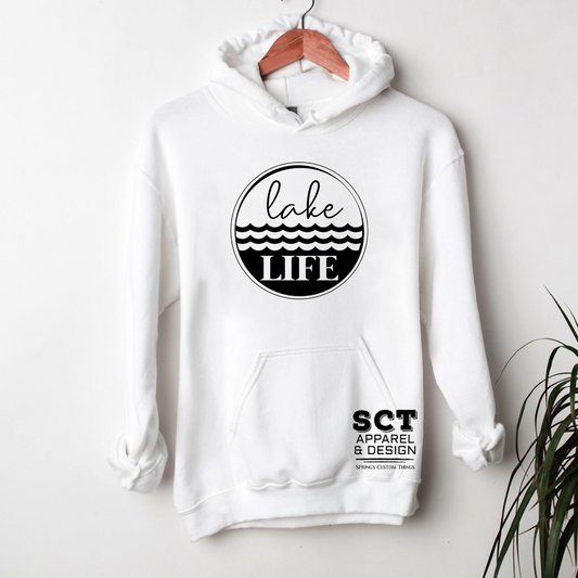Lake Life {waves} - Unisex hoodie