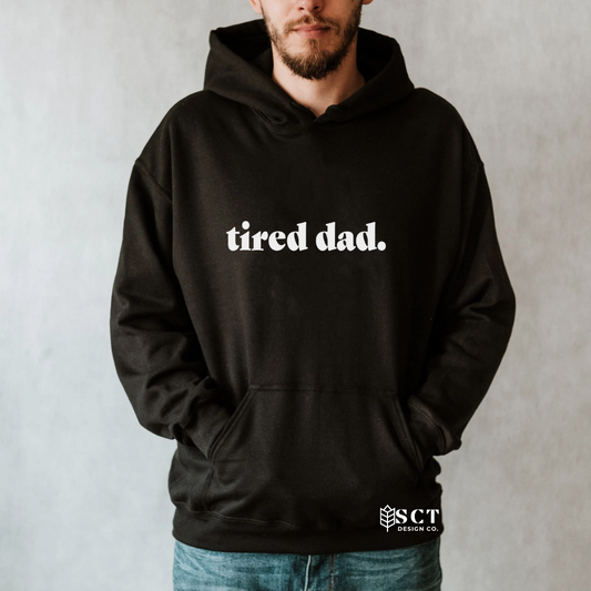 tired dad. - Unisex Hoodie