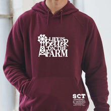 Load image into Gallery viewer, Life Is Better On The Farm  - Unisex Hoodie/Bunnyhug
