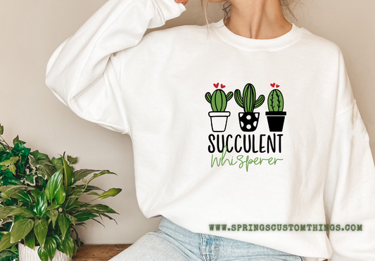 Succulent Whisperer -  Unisex Crewneck Sweater