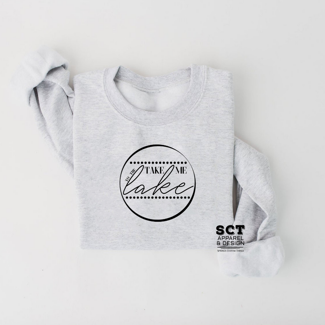 Take Me To The Lake - Unisex crewneck sweater