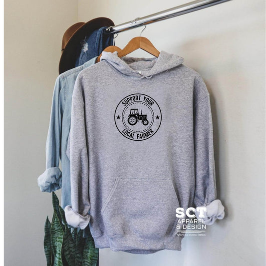 Support Your Local Farmer - Unisex Hoodie/Bunnyhug