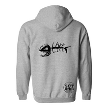 Load image into Gallery viewer, Katepwa Lake Life - Fish Skeleton - Unisex Zip-up Hoodie
