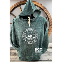 Load image into Gallery viewer, What Happens At The Lake Stays At The Lake - Vintage - Unisex Hoodie/Bunnyhug
