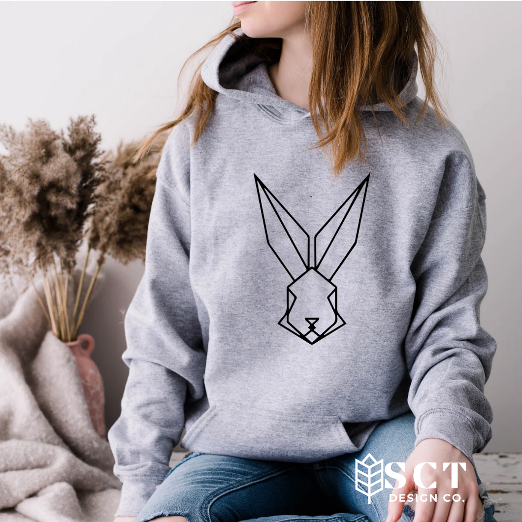 Polygon Bunny/Rabbit- Unisex Bunnyhug/Hoodie