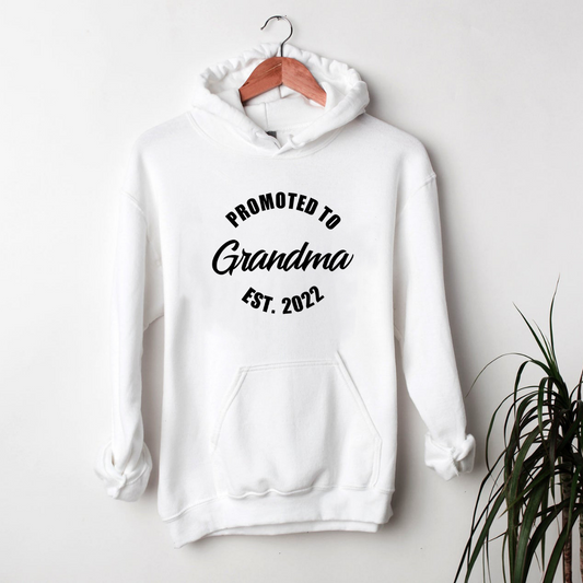 Promoted to Grandma - Unisex Bunnyhug/Hoodie