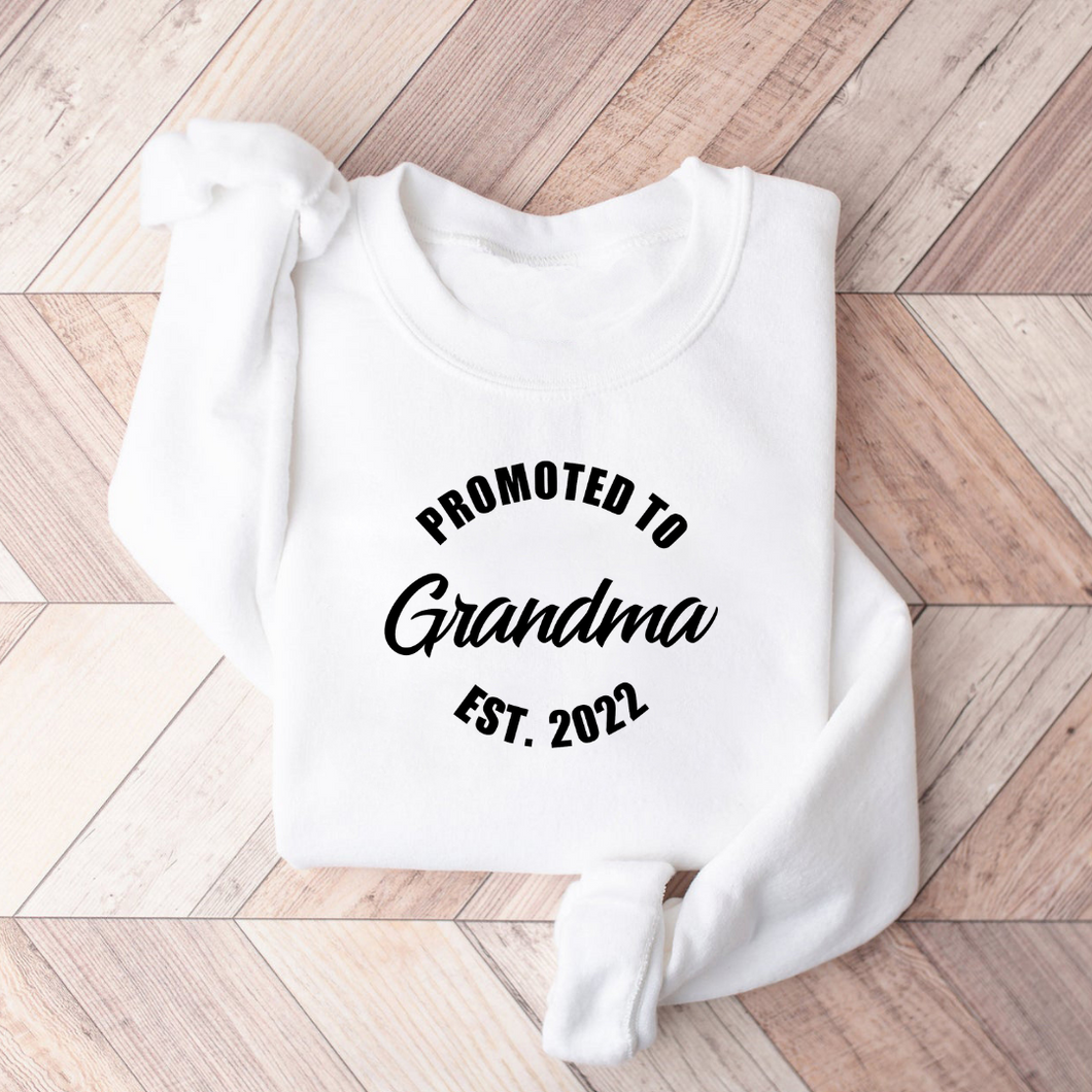 Promoted to Grandma - Unisex Crewneck Sweater