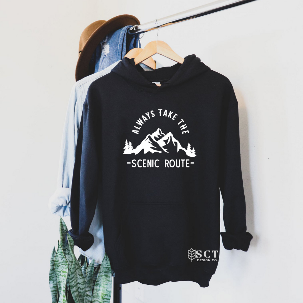 Always Take The Scenic Route - Unisex Hoodie
