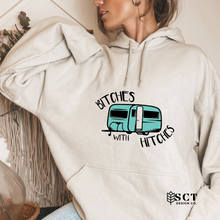 Load image into Gallery viewer, Bitches With Hitches - Unisex Hoodie
