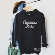 Load image into Gallery viewer, Cowhorse Babe - Unisex Hoodie
