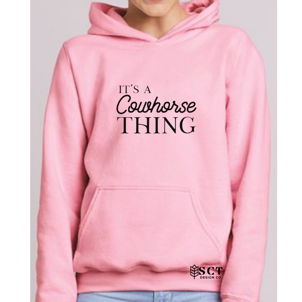 It's a Cowhorse Thing - Youth Hoodie