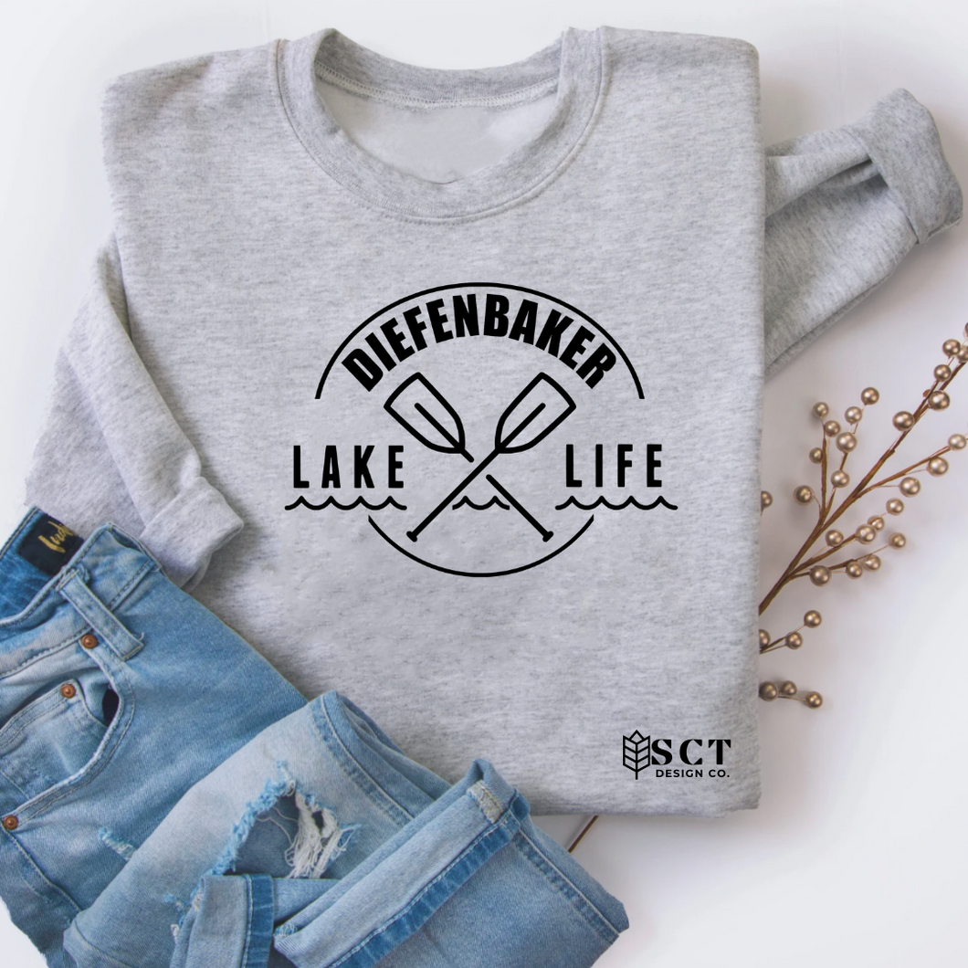 Lake Diefenbaker life {2 paddles} - Unisex Crewneck