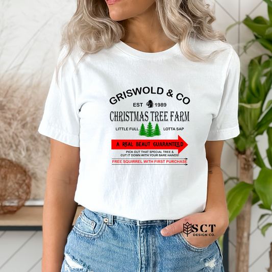 Griswold & Co Christmas Tree Farm - Unisex Tee