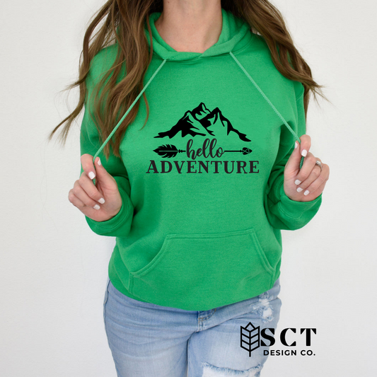 Hello Adventure - Unisex Bunnyhug/Hoodie