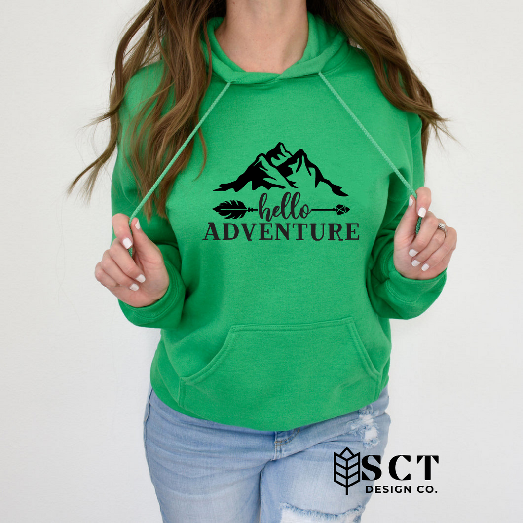 Hello Adventure - Unisex Bunnyhug/Hoodie
