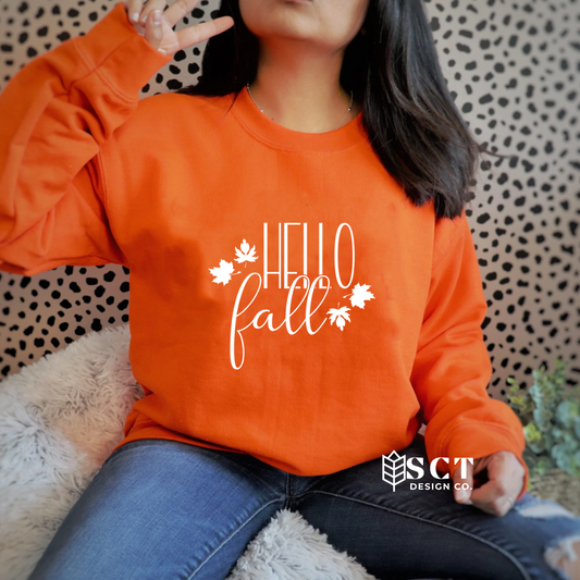 🍁Hello Fall🍁 - Unisex Crewneck Sweater