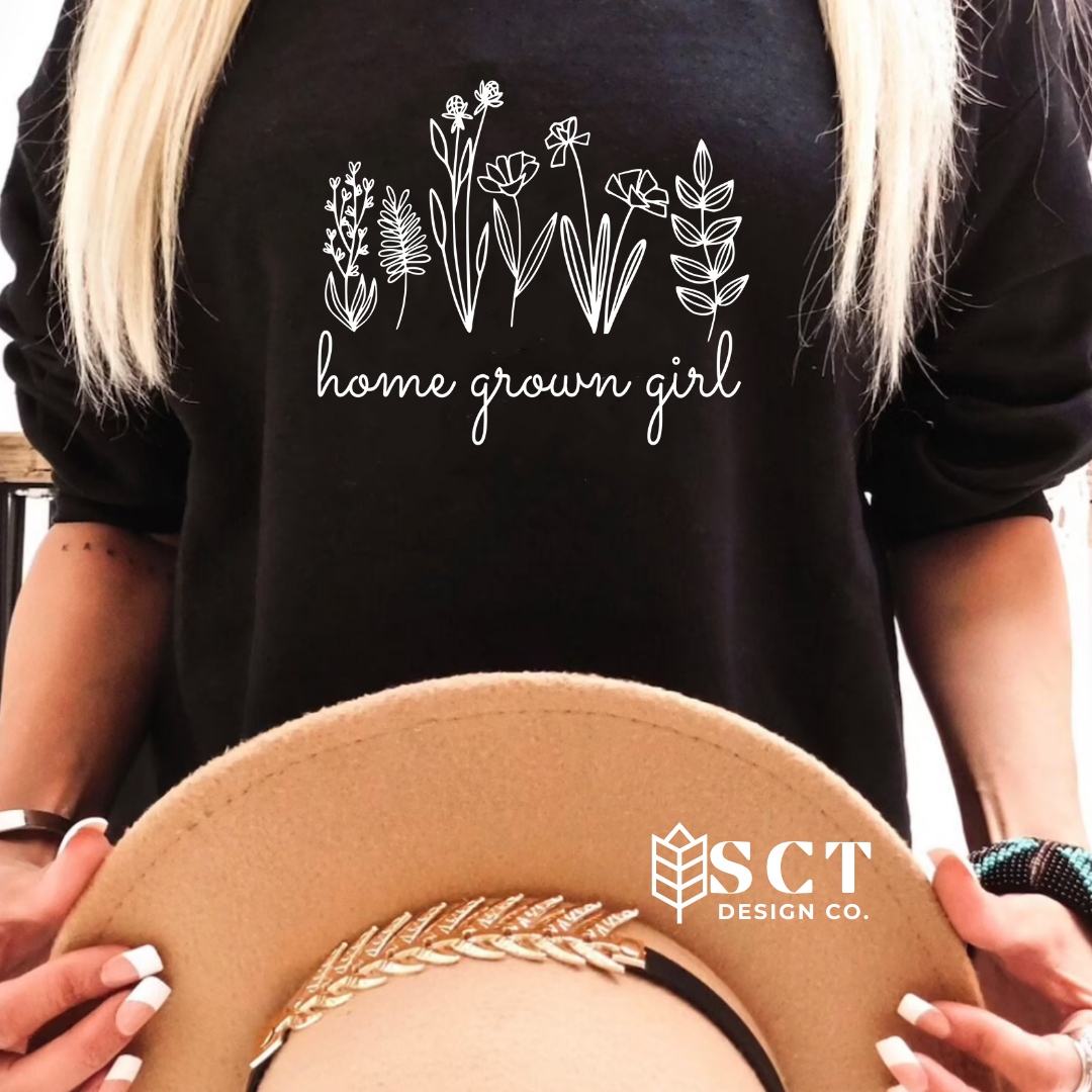 Home Grown Girl - Unisex Crewneck