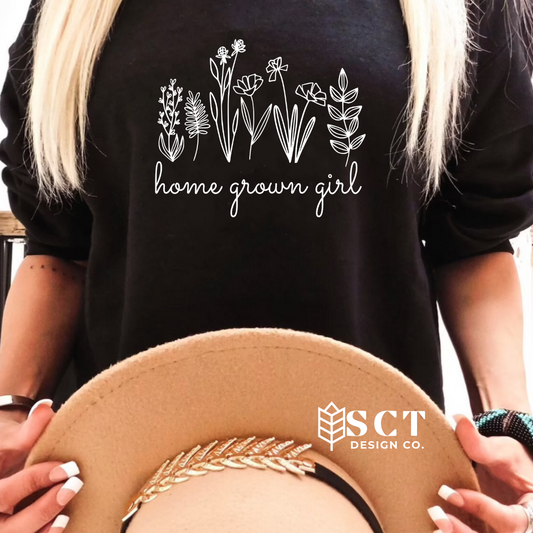 Home Grown Girl - Unisex Crewneck