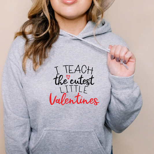 I teach the cutest little valentines - Unisex Hoodie